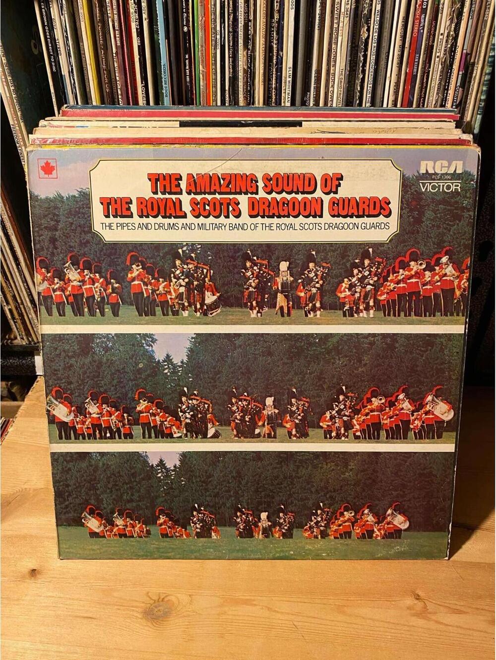 The Amazing Sound Of The Royal Scots Dragoon Guards Vintage 33RPM VG+ AB47